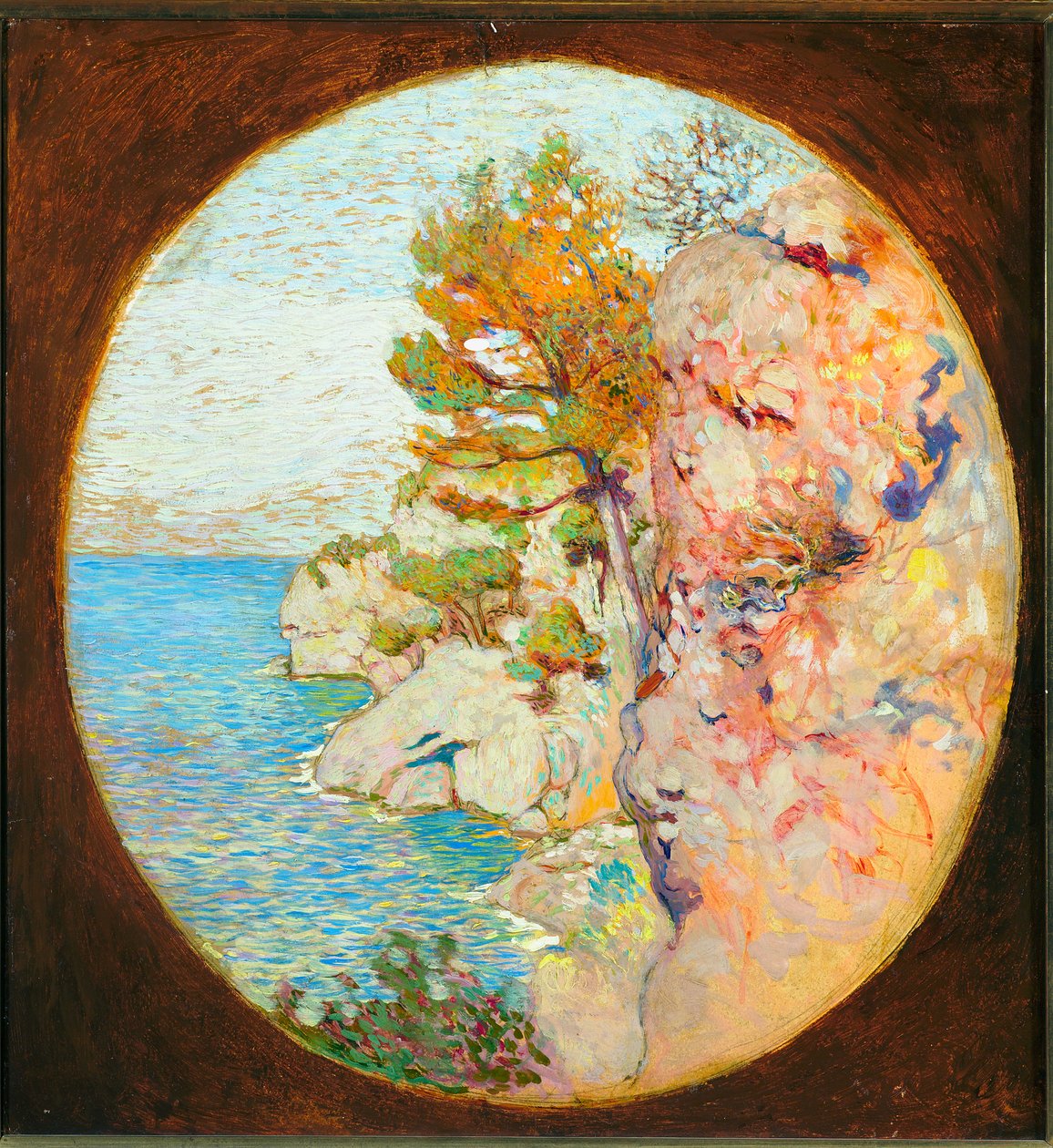 Ligurische kust door Rubaldo Merello
