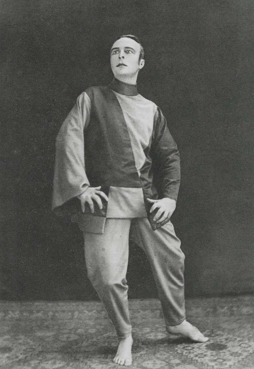 Rudolf von Laban, Oostenrijks danser (z/w foto) door Ruben Sobol
