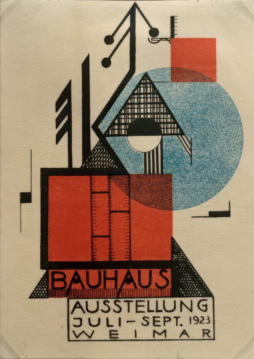 Bauhaus-tentoonstelling juli-sept.  door Rudolf Baschant