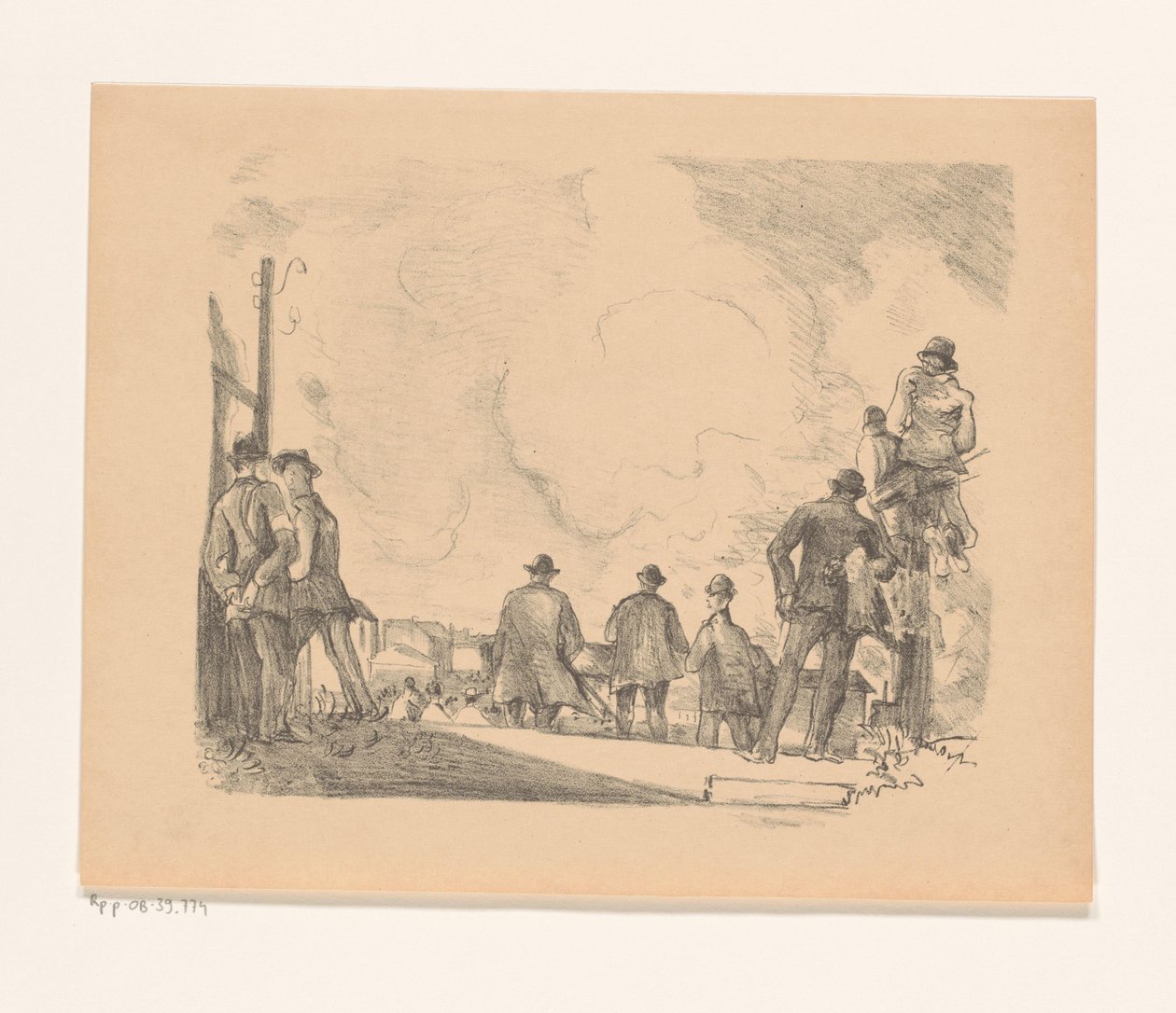Paardenrenbaan in Berlijn door Rudolf Grossmann