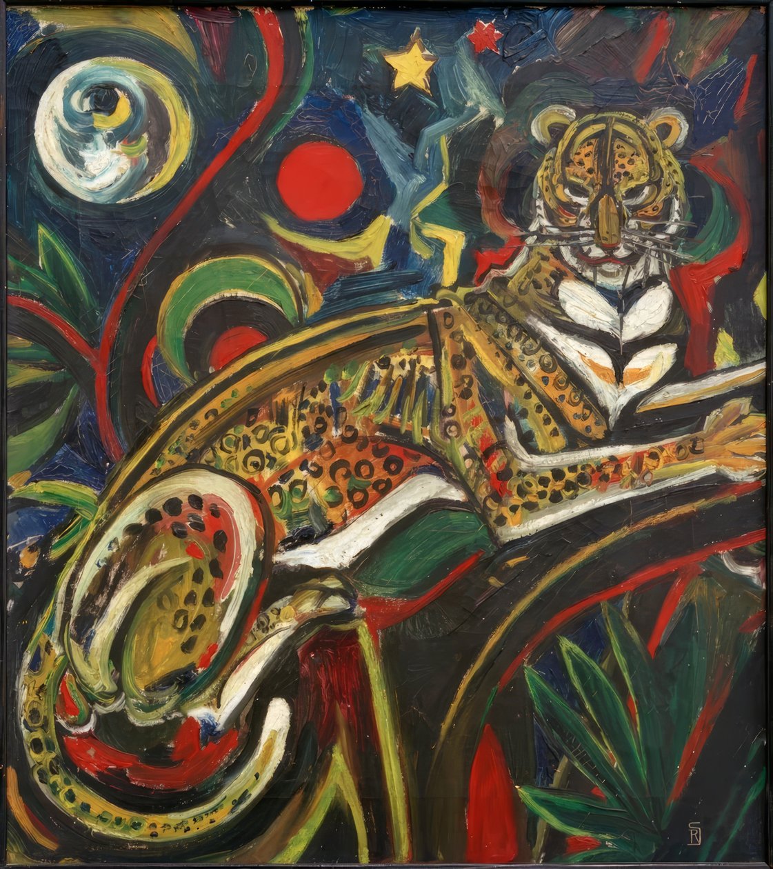 De luipaard door Rudolf Schlichter