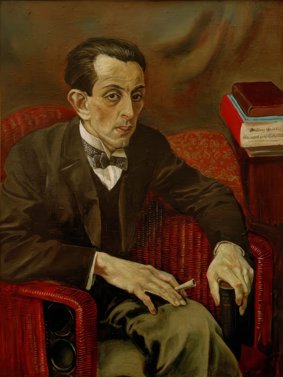 Geza von Cziffra door Rudolf Schlichter