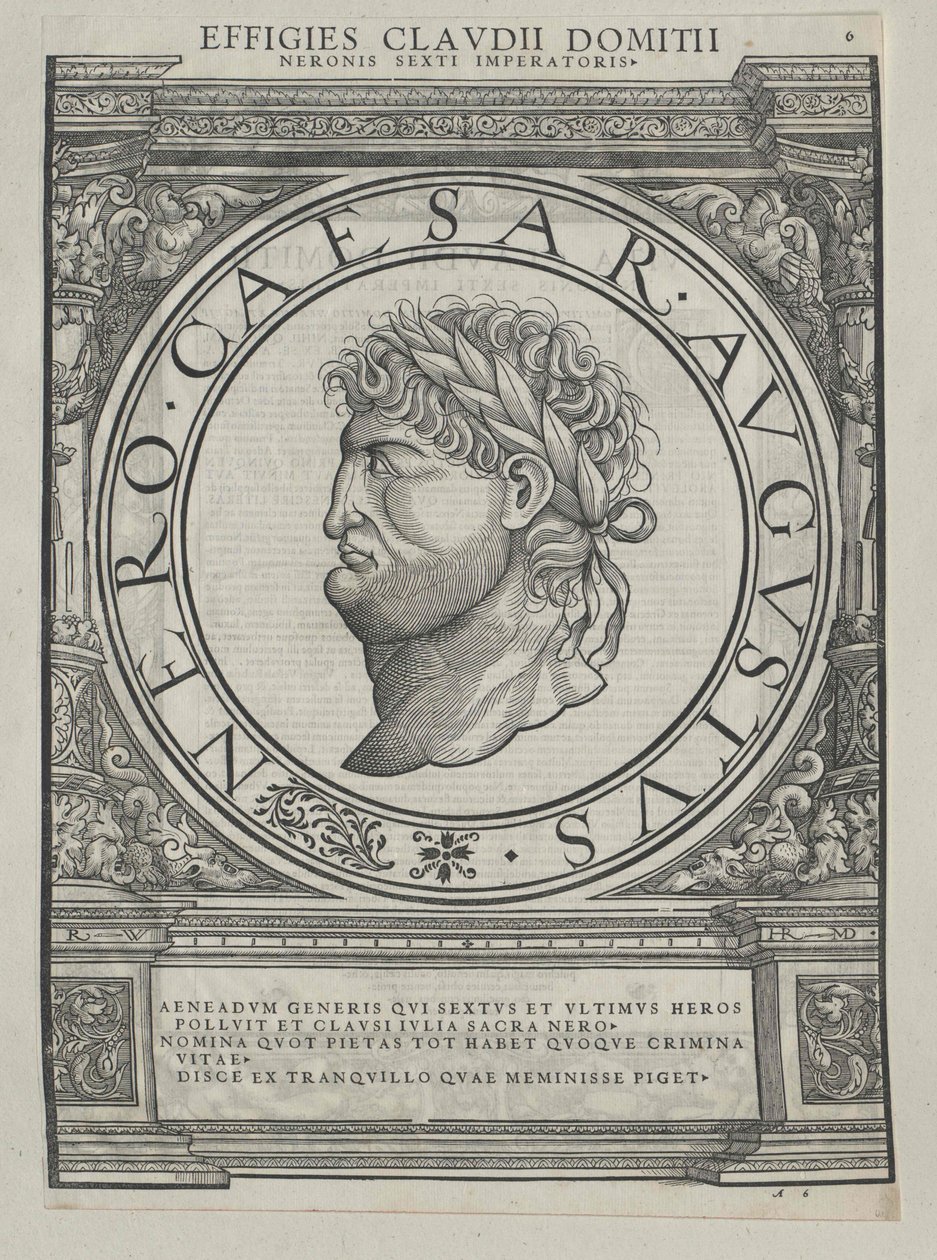 Romeinse keizer Nero door Rudolph Wyssenbach