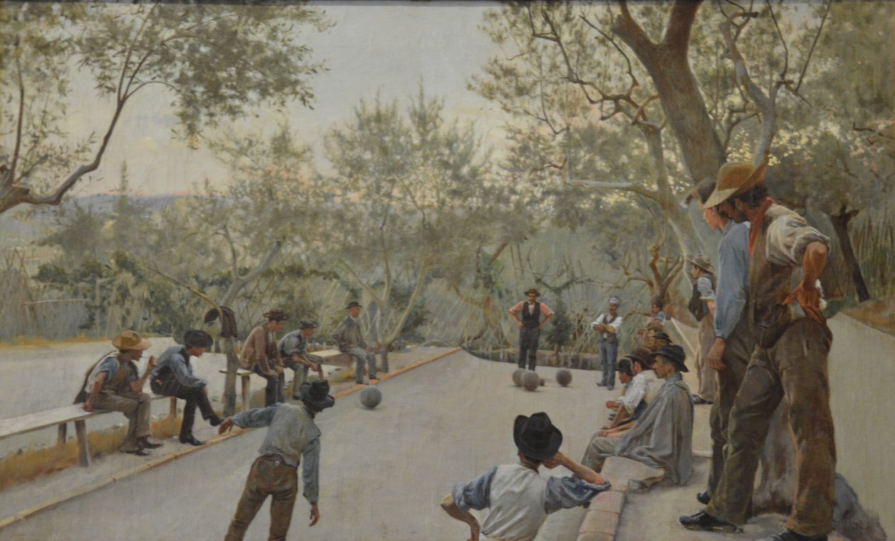 Het Spel van de Bocce door Ruggero Focardi