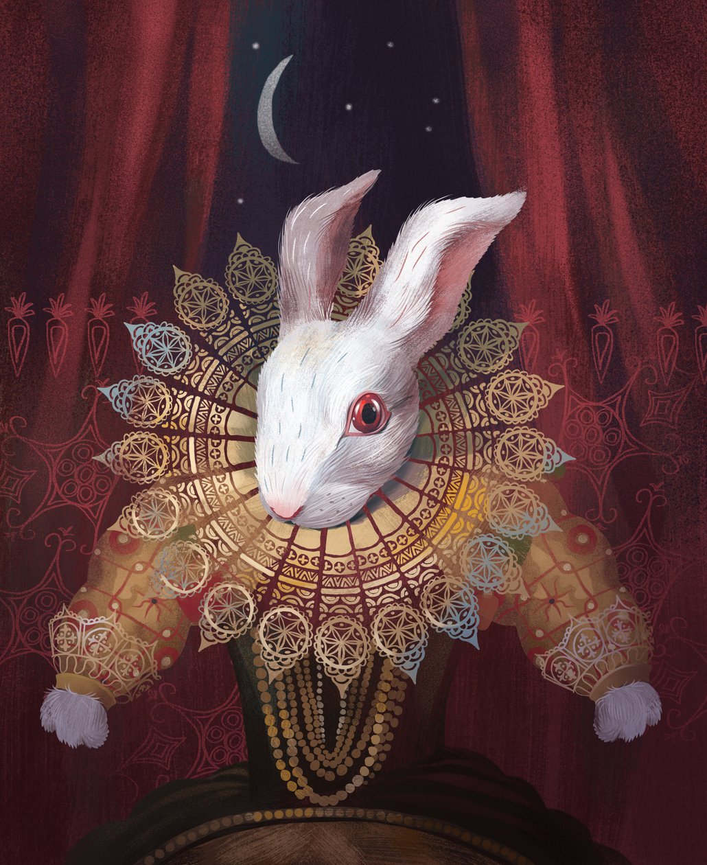 Wit als de maan, 2016 door Runa Anastasiya Rudaya
