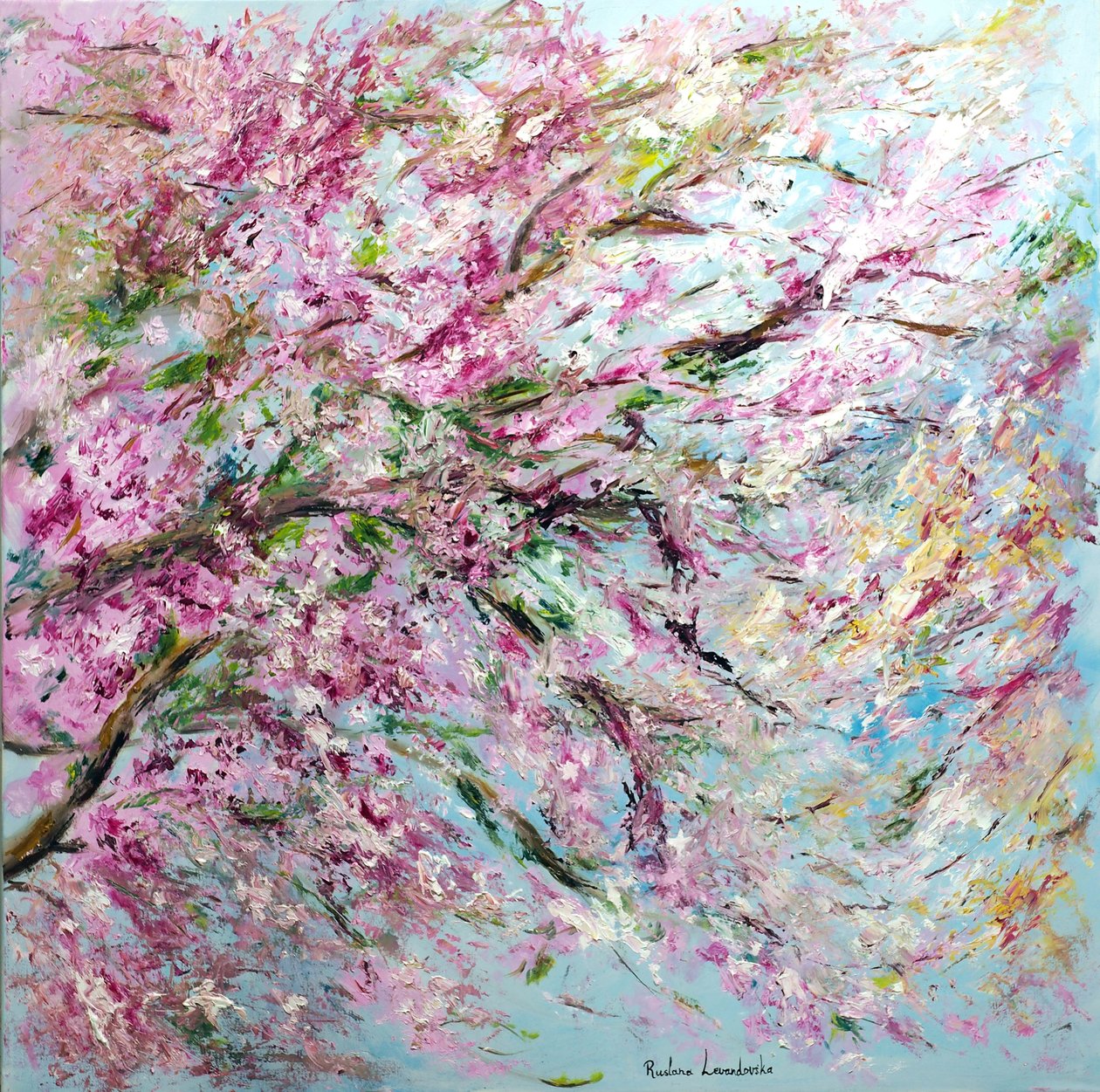 Kersenbloesems - de lente is hier!, 2022 door Ruslana Levandovska