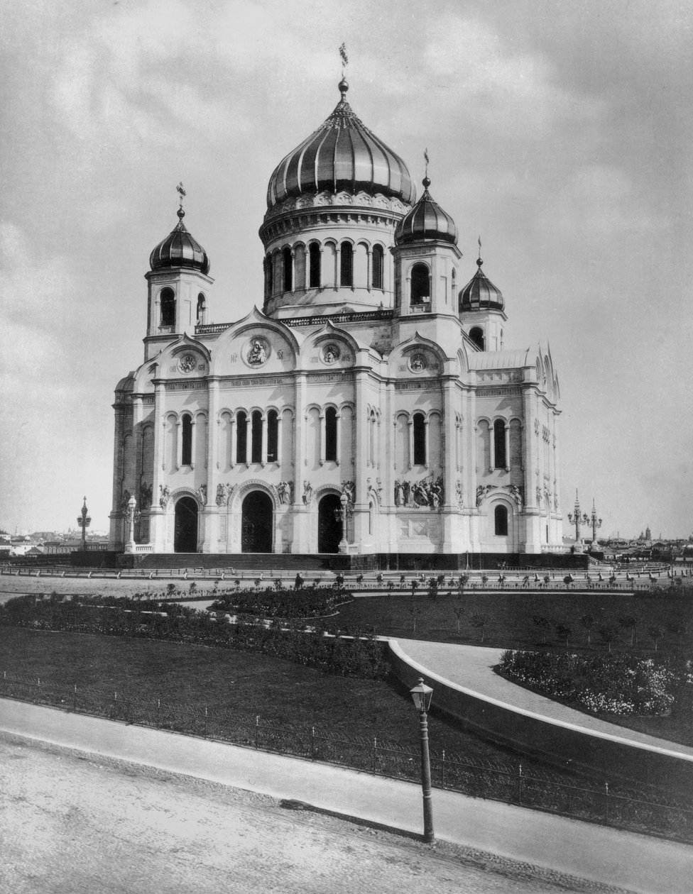De Kathedraal van Christus de Verlosser, Moskou door Russian Photographer