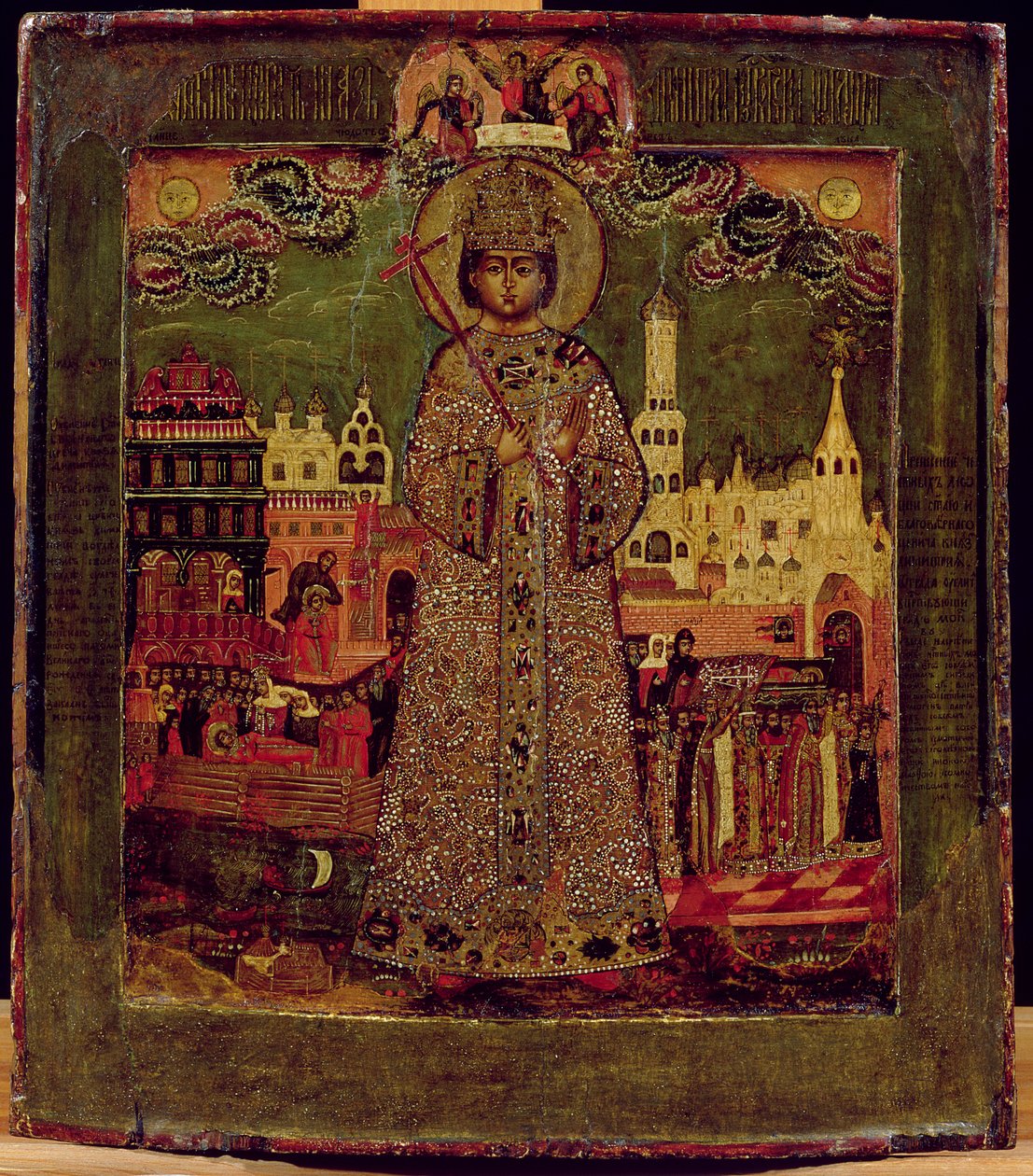 Tsarevitsj Dmitry Ivanovich door Russian School