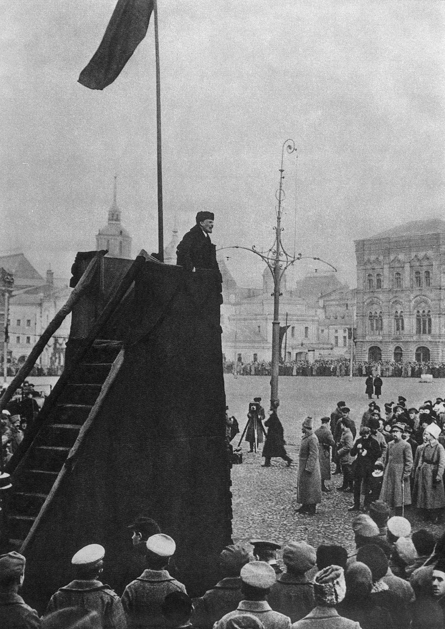 Lenin, Rode Plein, Moskou door Russian Photographer