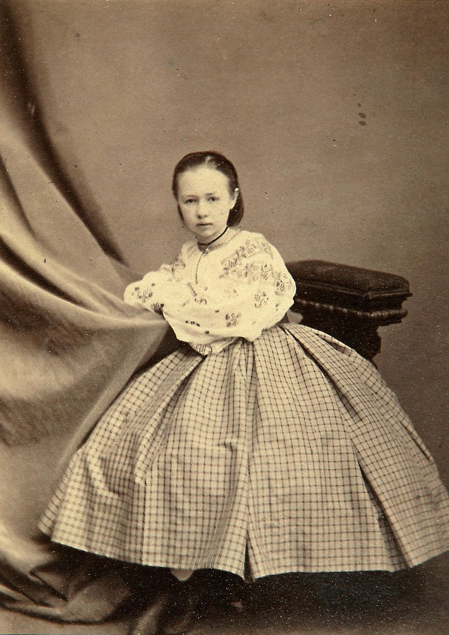 Portret van Sofja Perovskaja (sepia foto) door Russian Photographer