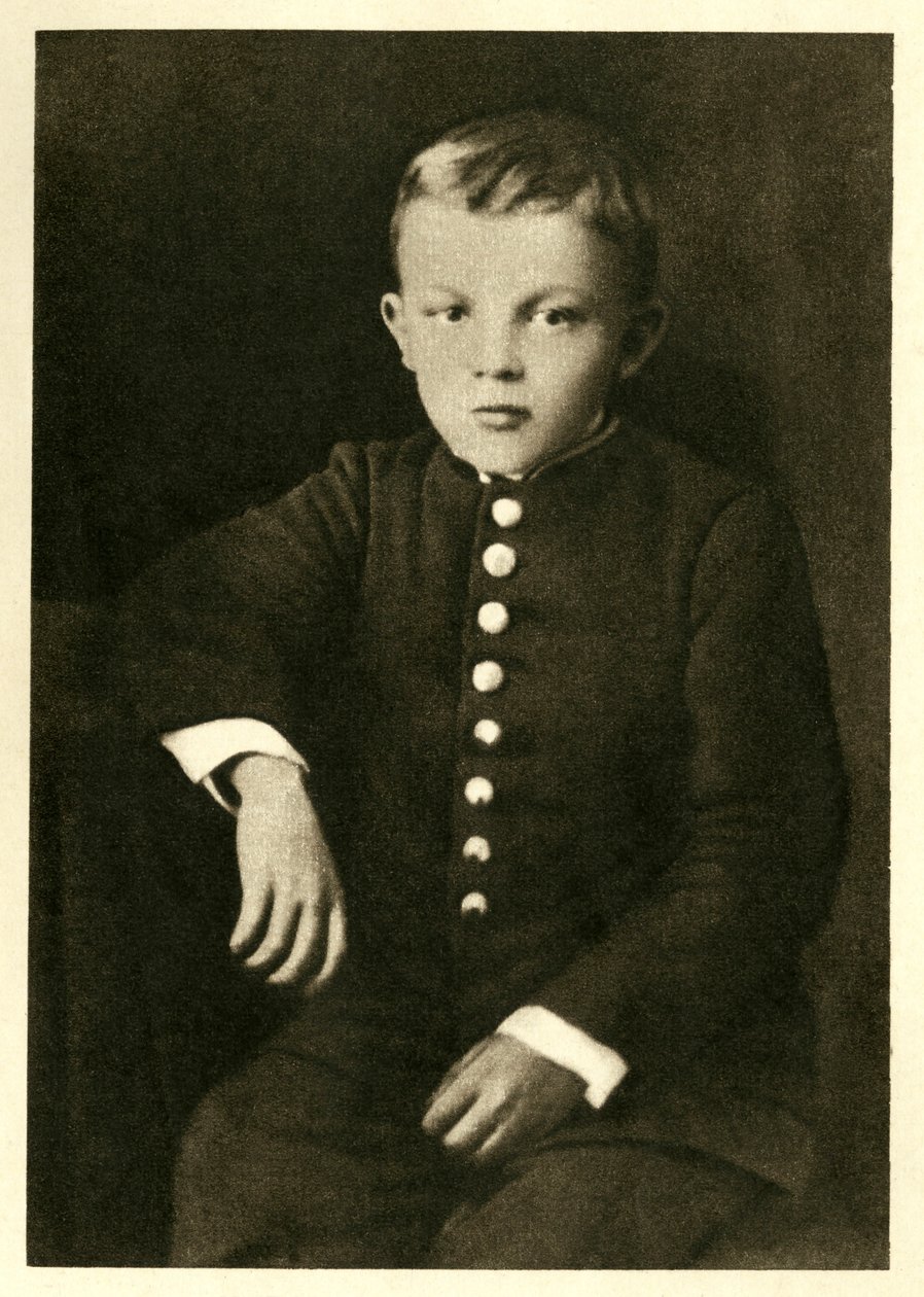 Portret van Vladimir Ilyich Ulyanov, ook bekend als Lenin door Russian Photographer