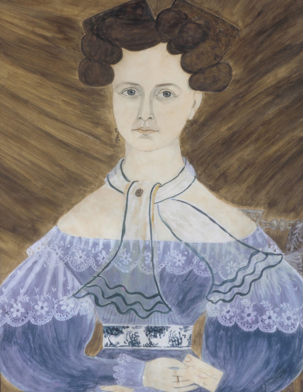 Miss Emeline Parker uit Lowell, Massachusetts, 1832 door Ruth Whittier Shute