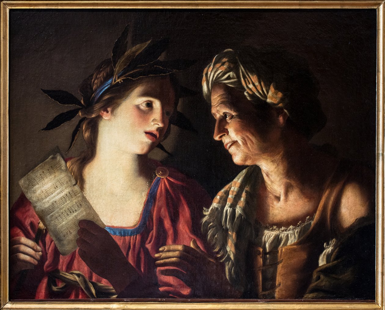 Twee zangers door Rutilio Manetti