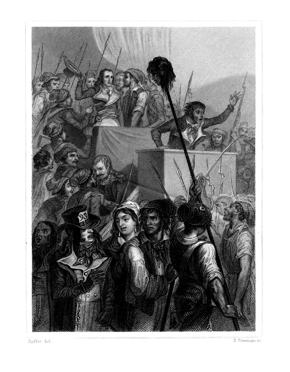 Het volk bij de Conventie, 20 mei 1795, 1845 door S. Freeman