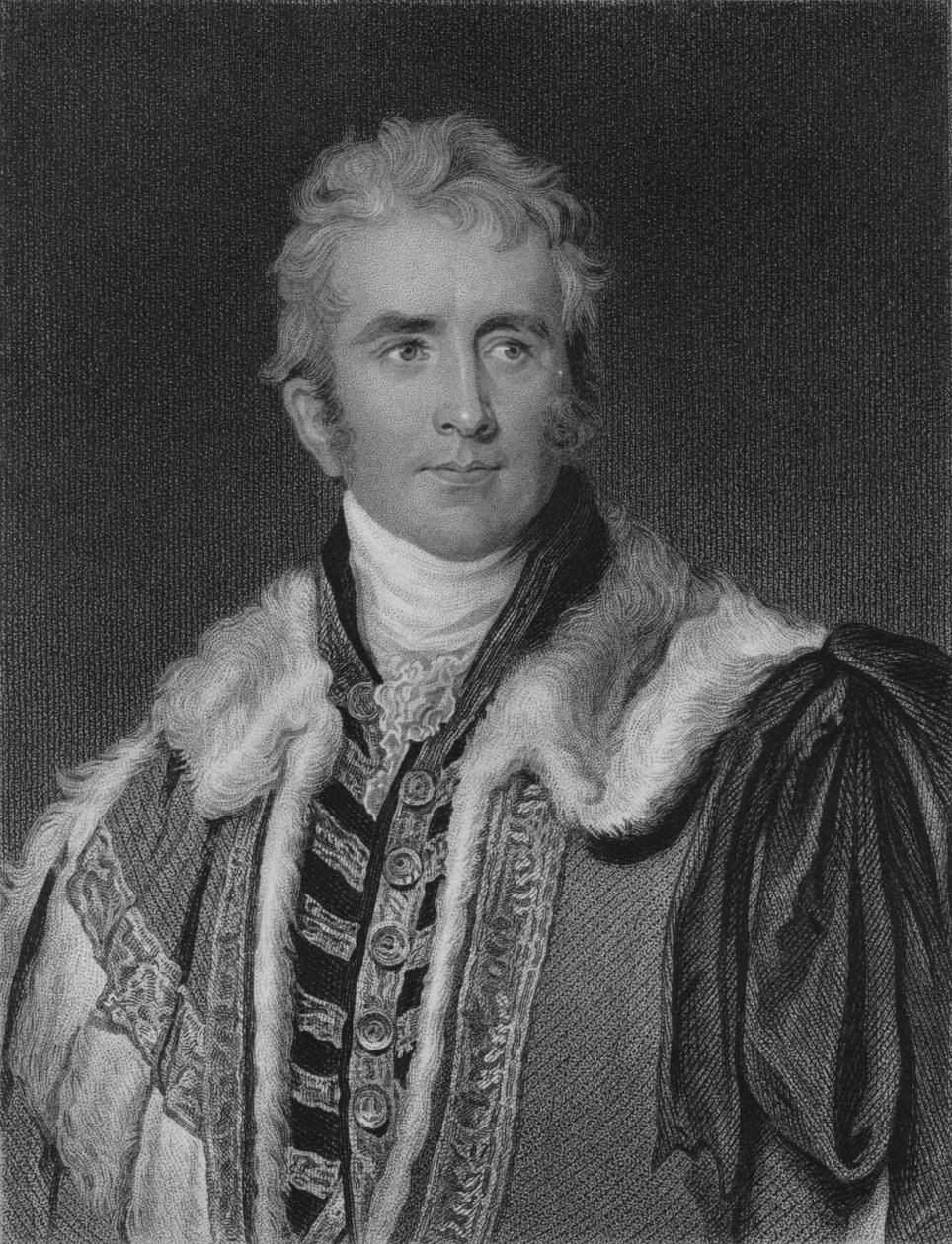 William Pitt Amherst, graaf Amherst, begin 19e eeuw door S. Freeman