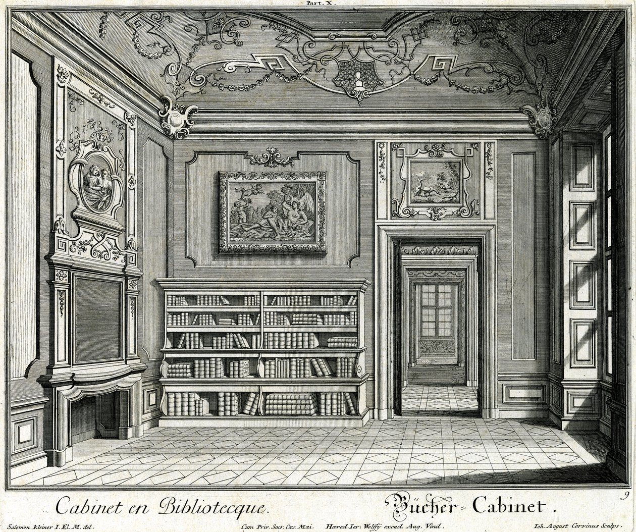 Boekenkabinet door Salomon Kleiner