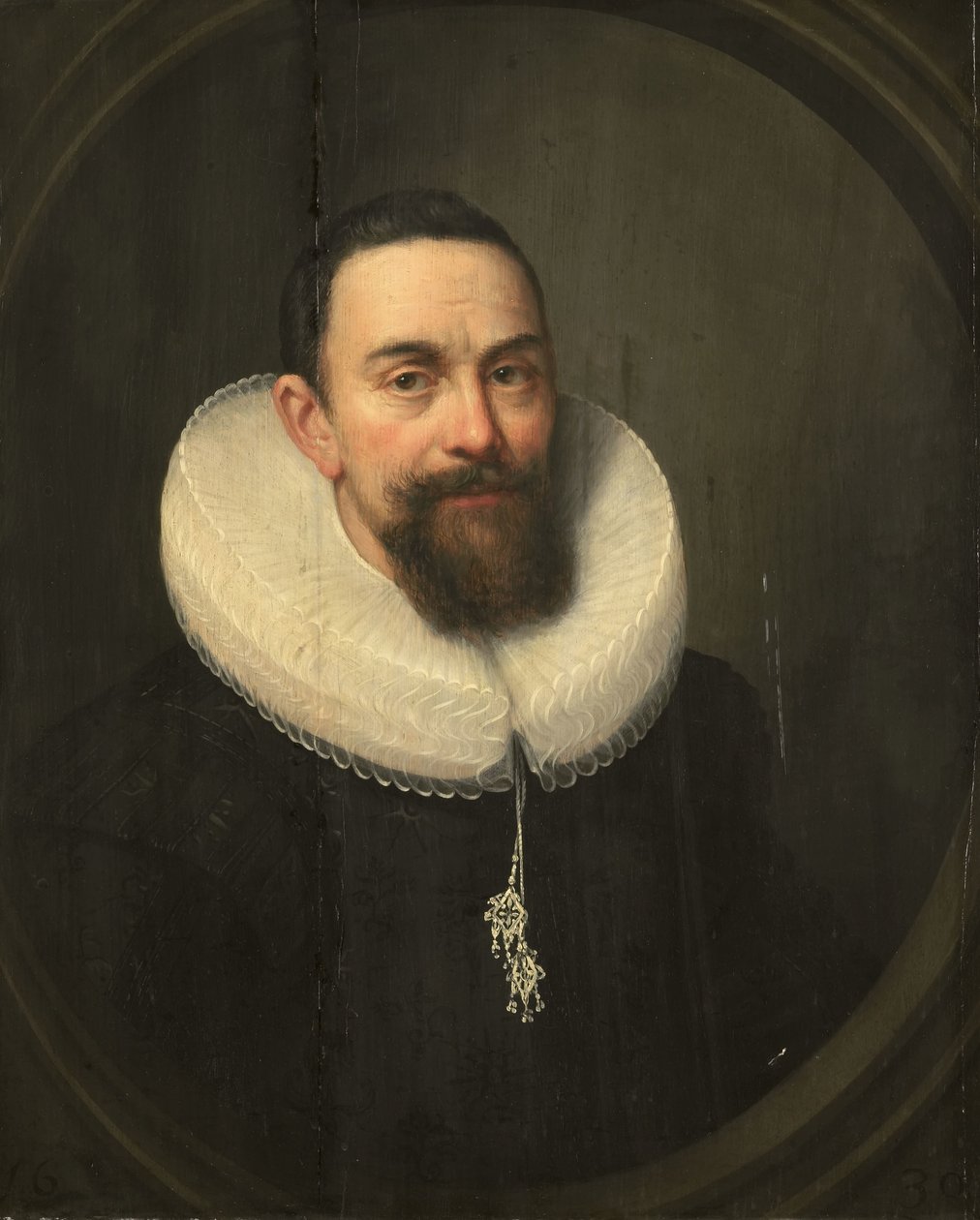 Portret van Sir Pieter Courten (1581-1630) door Salomon Mesdach (circle of)