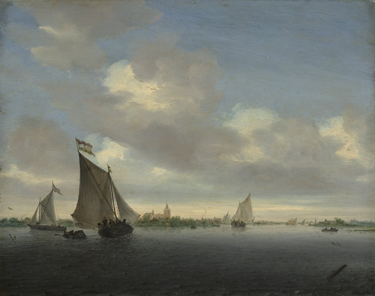 Marine door Salomon Ruysdael