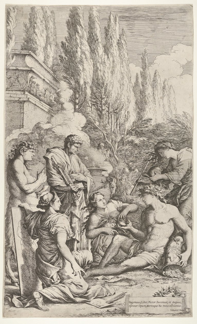 De genialiteit van Salvator Rosa door Salvator Rosa