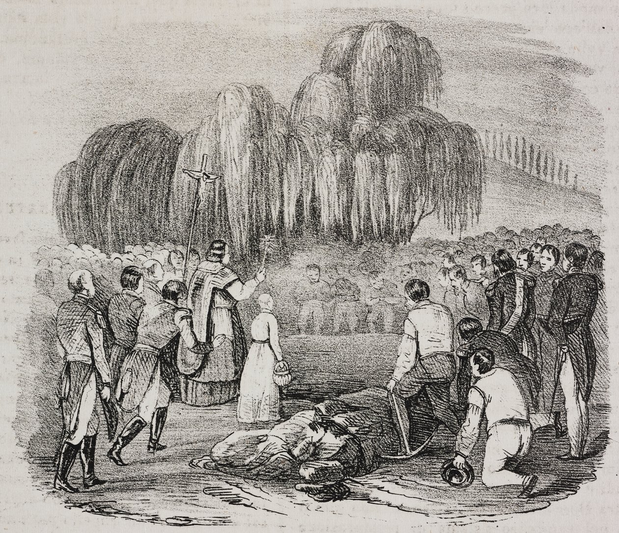 Begrafenis van Napoleon Bonaparte op het eiland Sint-Helena, 9 mei door Salvatore Puglia