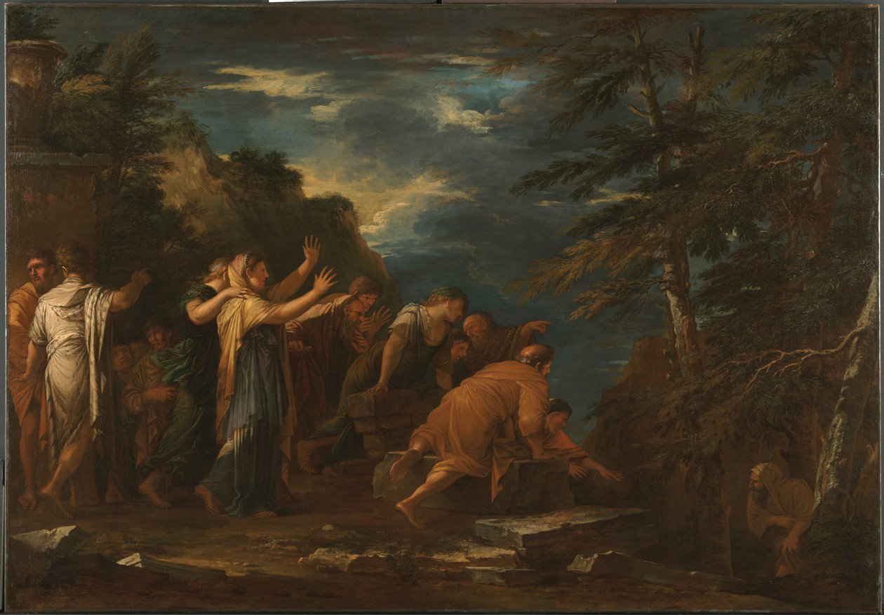 Pythagoras Komt uit de Onderwereld door Salvatore Rosa