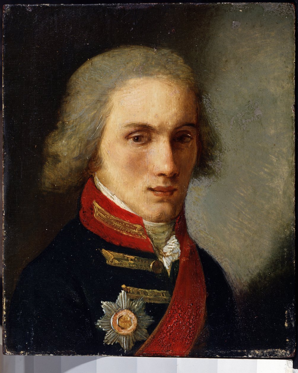 Portret van de schrijver graaf Piotr Andreievitch Viazemski (1792-1878) door Salvatore Tonci