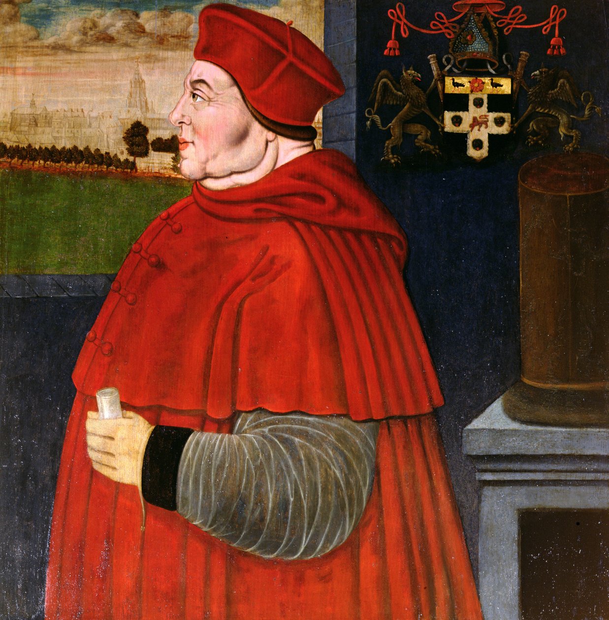 Portret van Thomas Wolsey door Sampson Strong