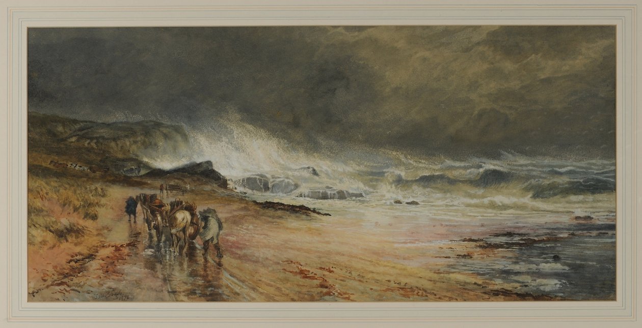 Storm op de Firth door Samuel Bough