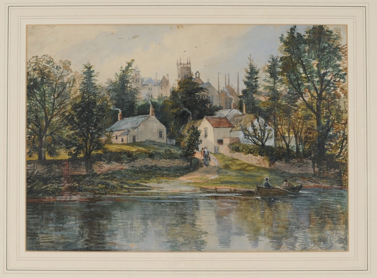 Wetheral Veerboot door Samuel Bough