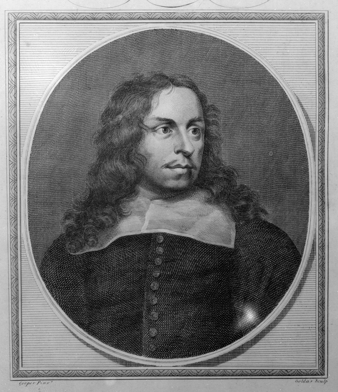 John Thurloe, gegraveerd door John Goldar, 1784 door Samuel Cooper