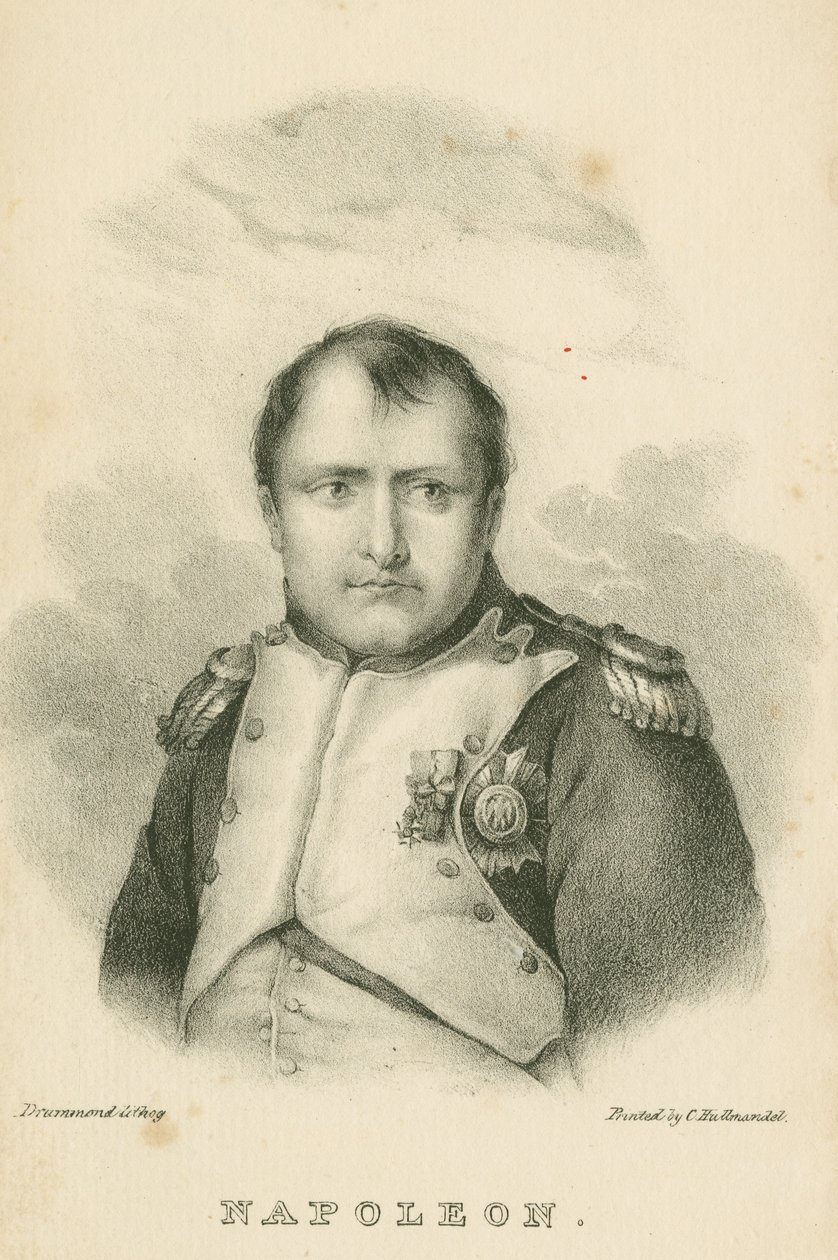 Napoleon, 1825 door Samuel Drummond
