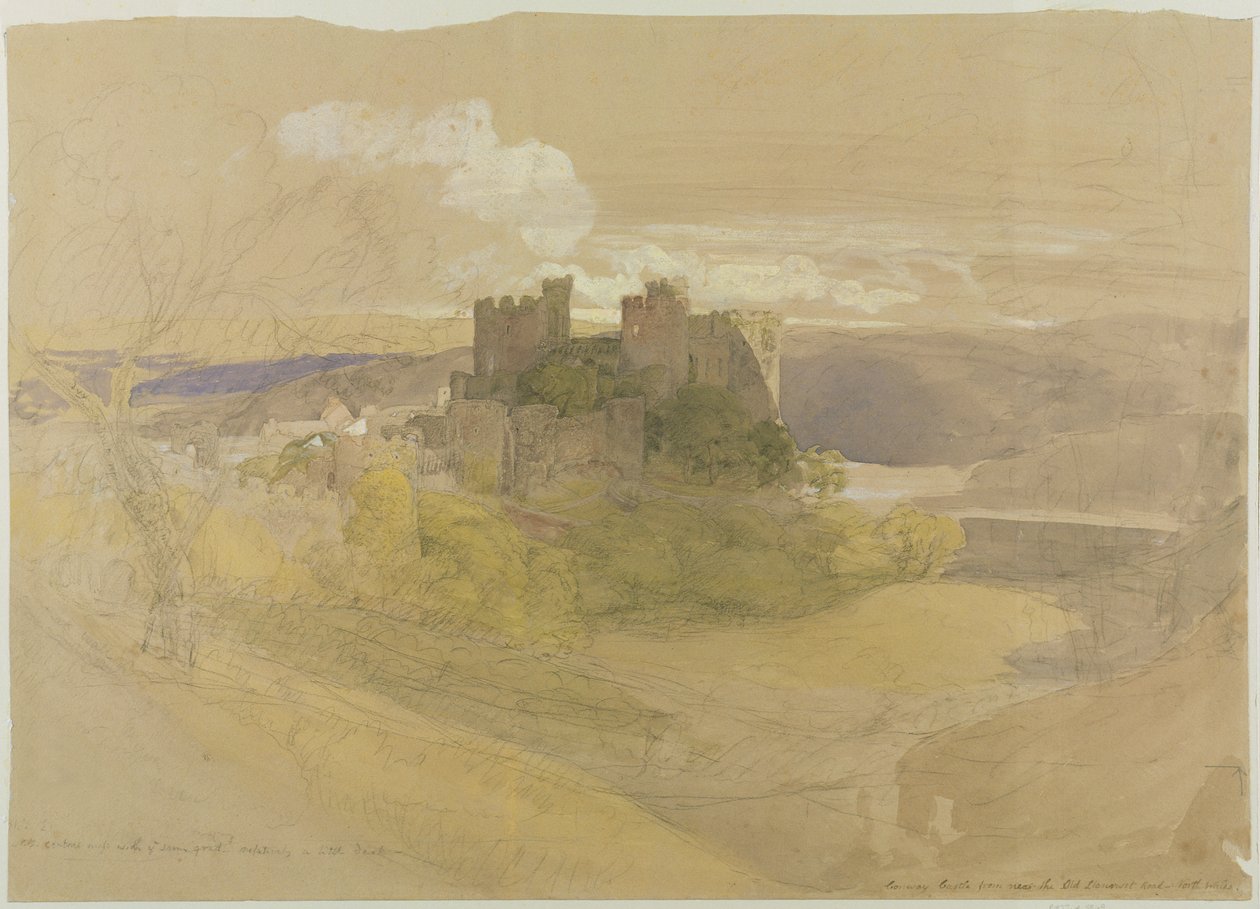 Conway Castle door Samuel Palmer