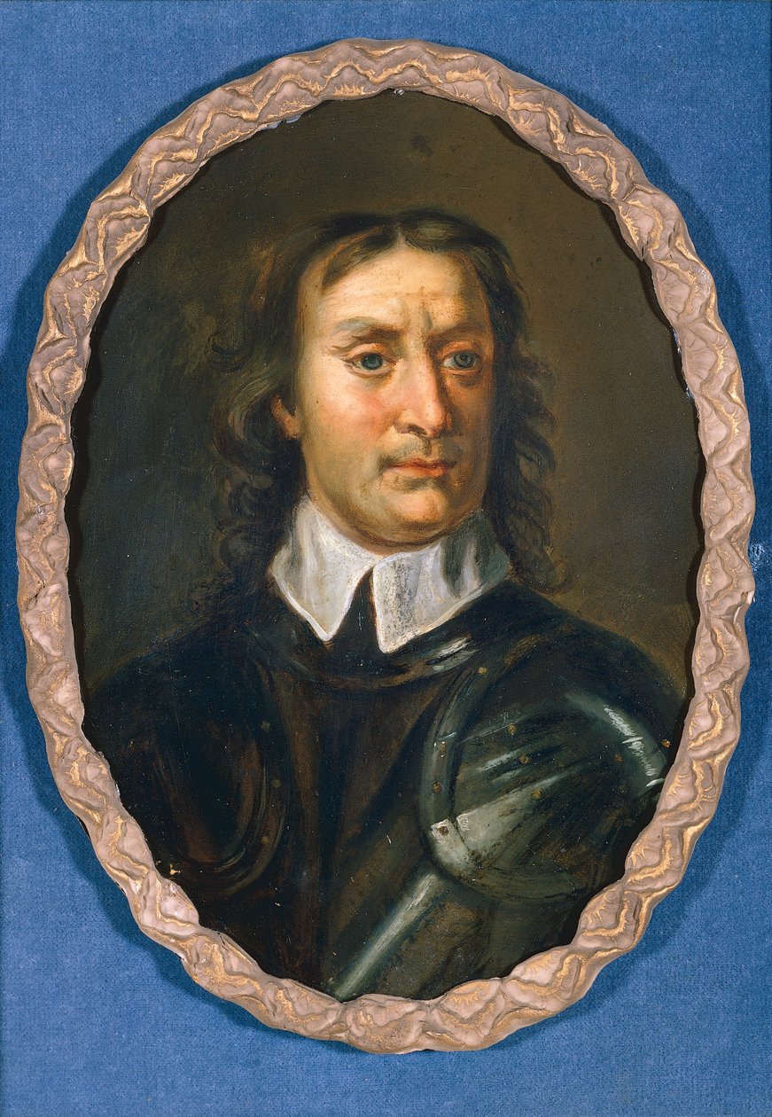 Oliver Cromwell, c.1670-90 door Samuel (after) Cooper