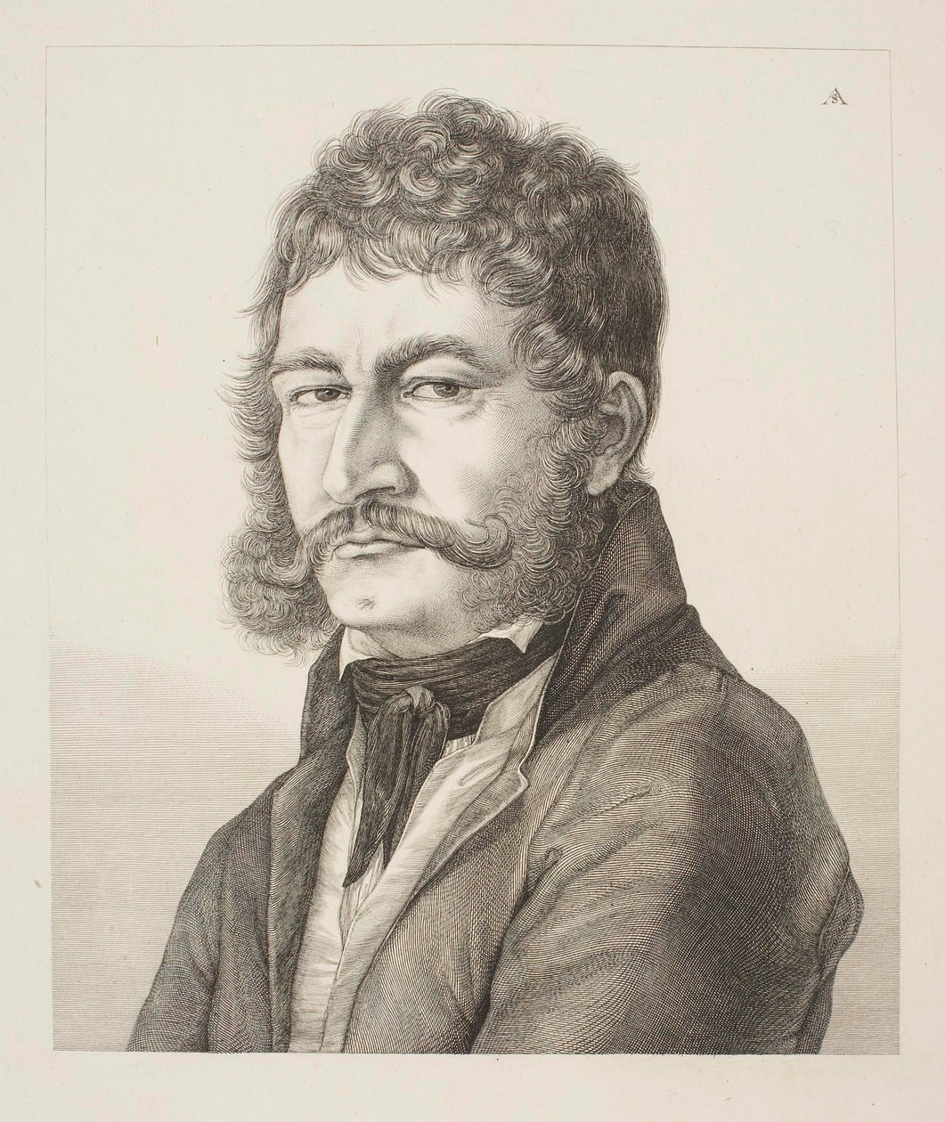 Consul-generaal Bernardino Drovetti door Samuel Amsler