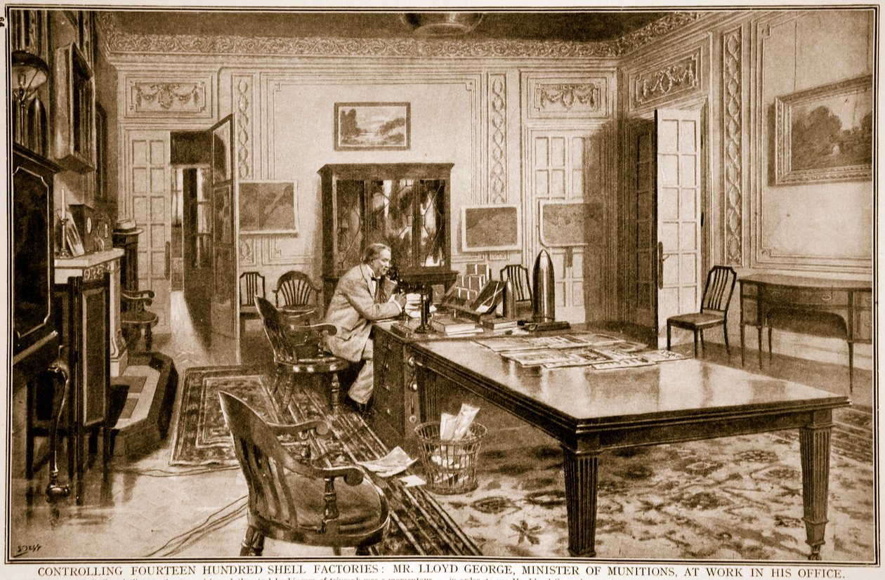 Beheersing van Veertienhonderd Munitiefabrieken: Mr Lloyd George, Minister van Munitie, aan het Werk, 1914-19 door Samuel Begg