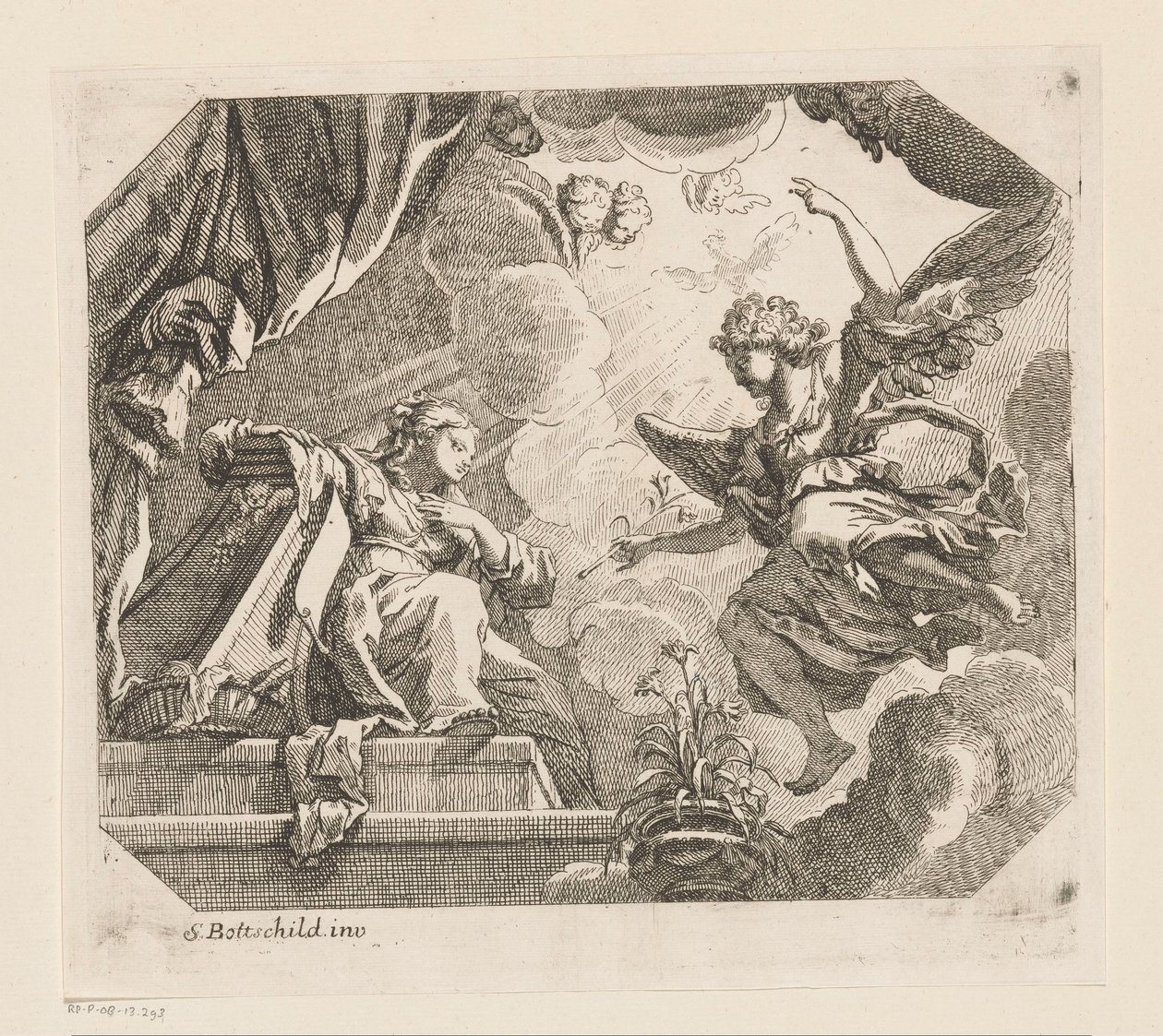 Verkondiging aan Maria door Samuel Bottschild