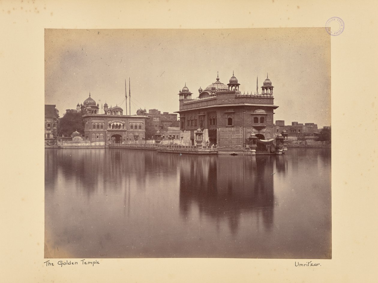 Amritsar; De Gouden Tempel door Samuel Bourne