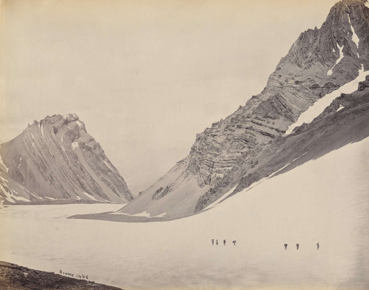 De Manirung Pas, 1866 door Samuel Bourne