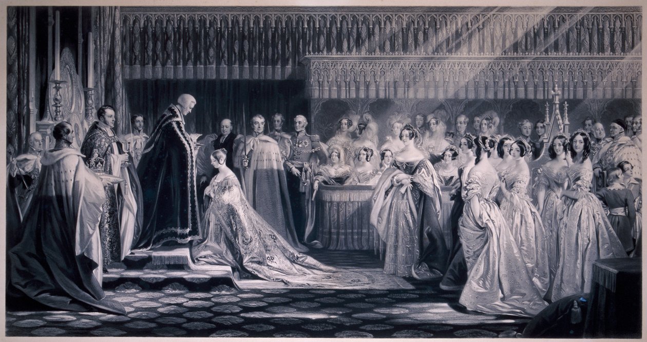 Kroning van Koningin Victoria door Samuel Cousins