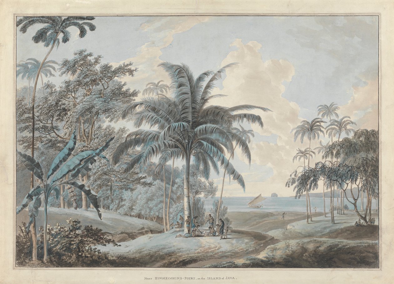 Bij Eucheconing Point, Java door Samuel Daniell
