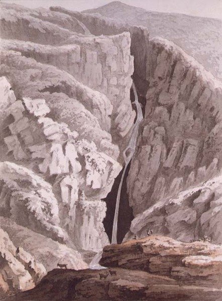 Een opmerkelijke kloof door Samuel Hieronymous Grimm