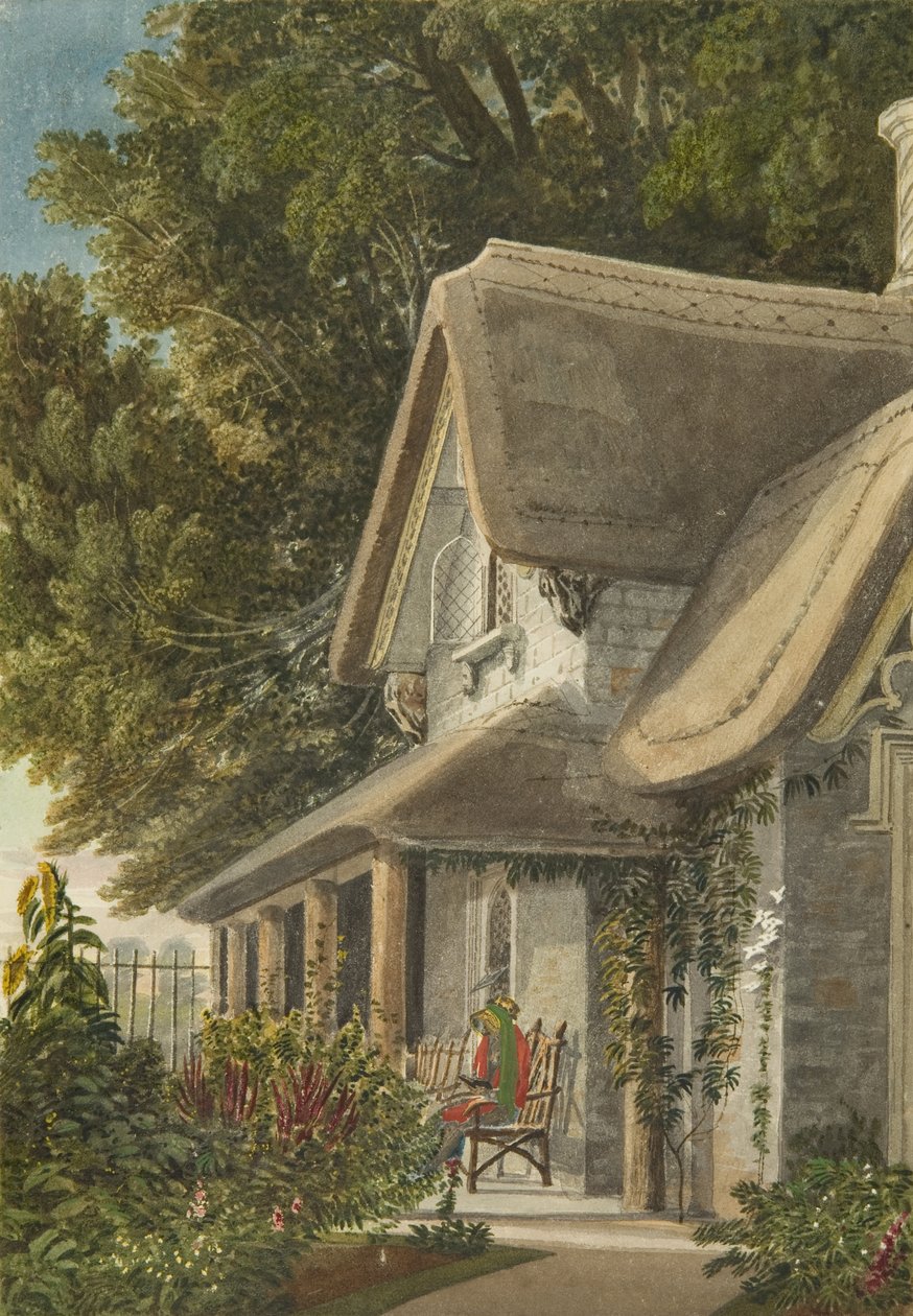 De lodge bij Broomwell House, ca. 1824 door Samuel Jackson