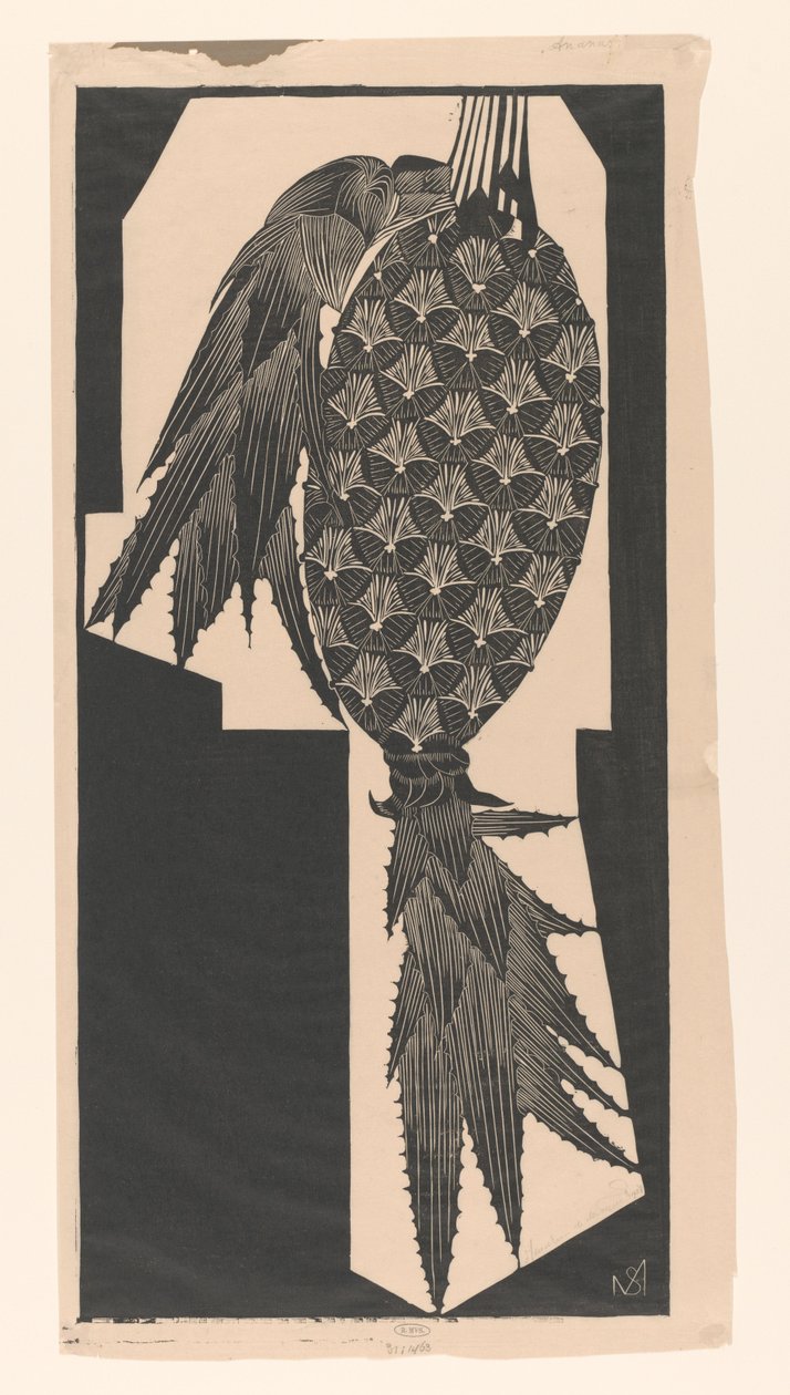 Ananas door Samuel Jessurun de Mesquita (signed by artist)