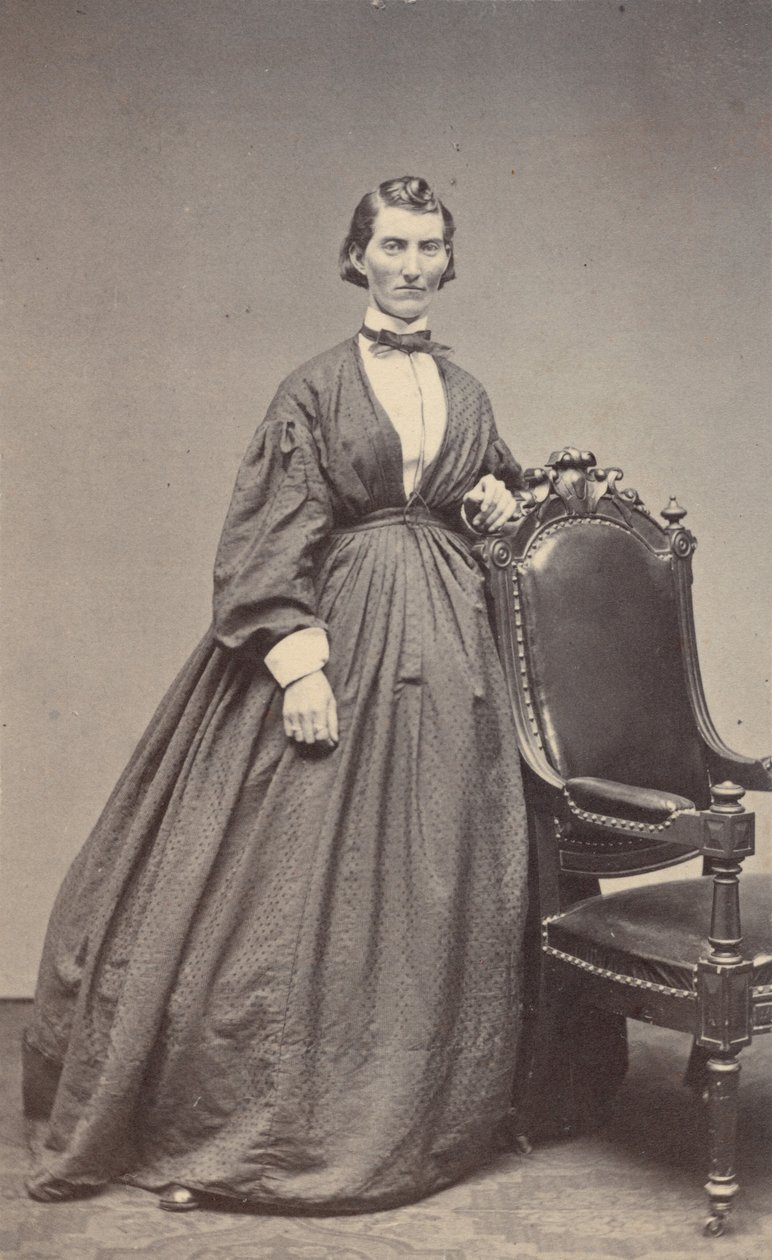 Frances Clayton,ca. 1865 (foto) door Samuel Masury