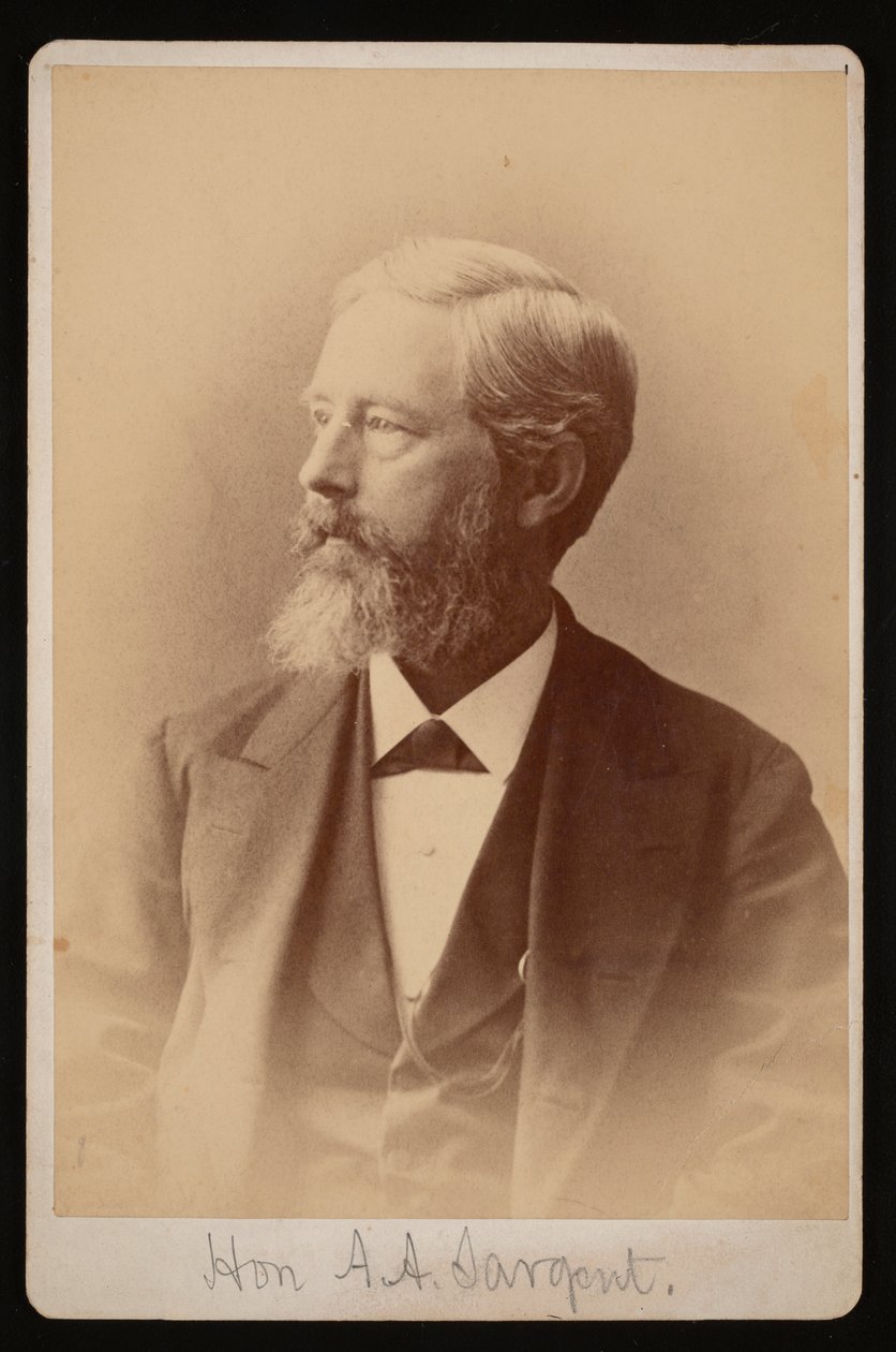 Portret van Aaron Augustus Sargent door Samuel Montague Fassett
