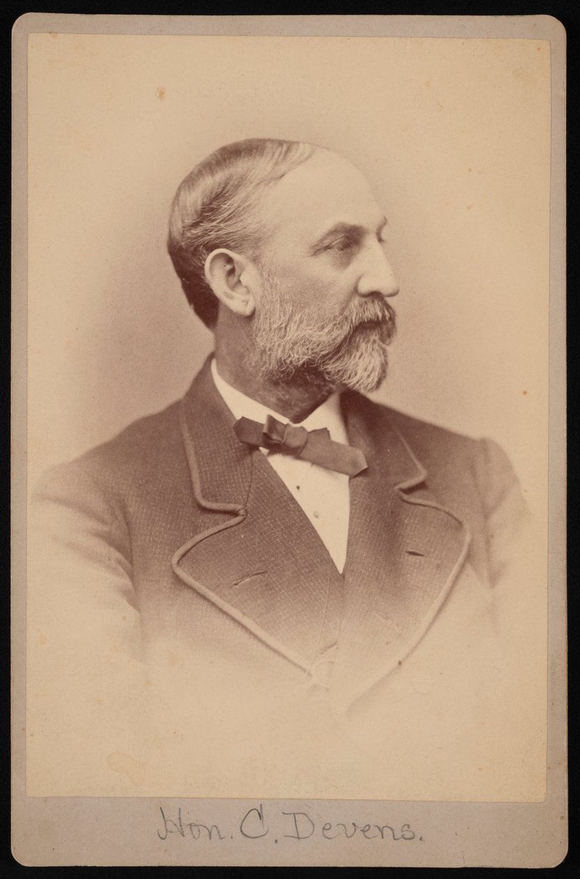 Portret van Charles Devens 1820-1891, voor 1891 door Samuel Montague Fassett