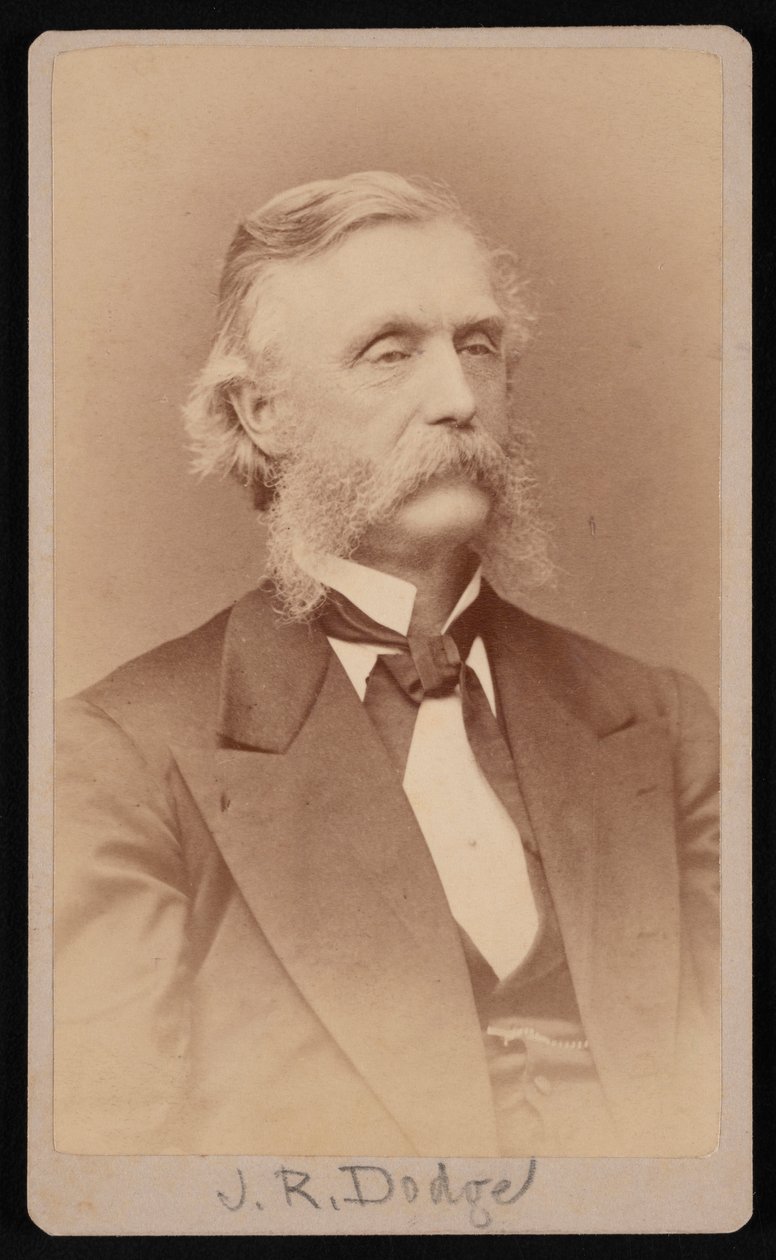Portret van Jacob Richards Dodge door Samuel Montague Fassett