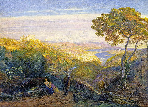 Landschap door Samuel Palmer