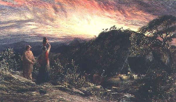 De Dageraad van het Leven door Samuel Palmer