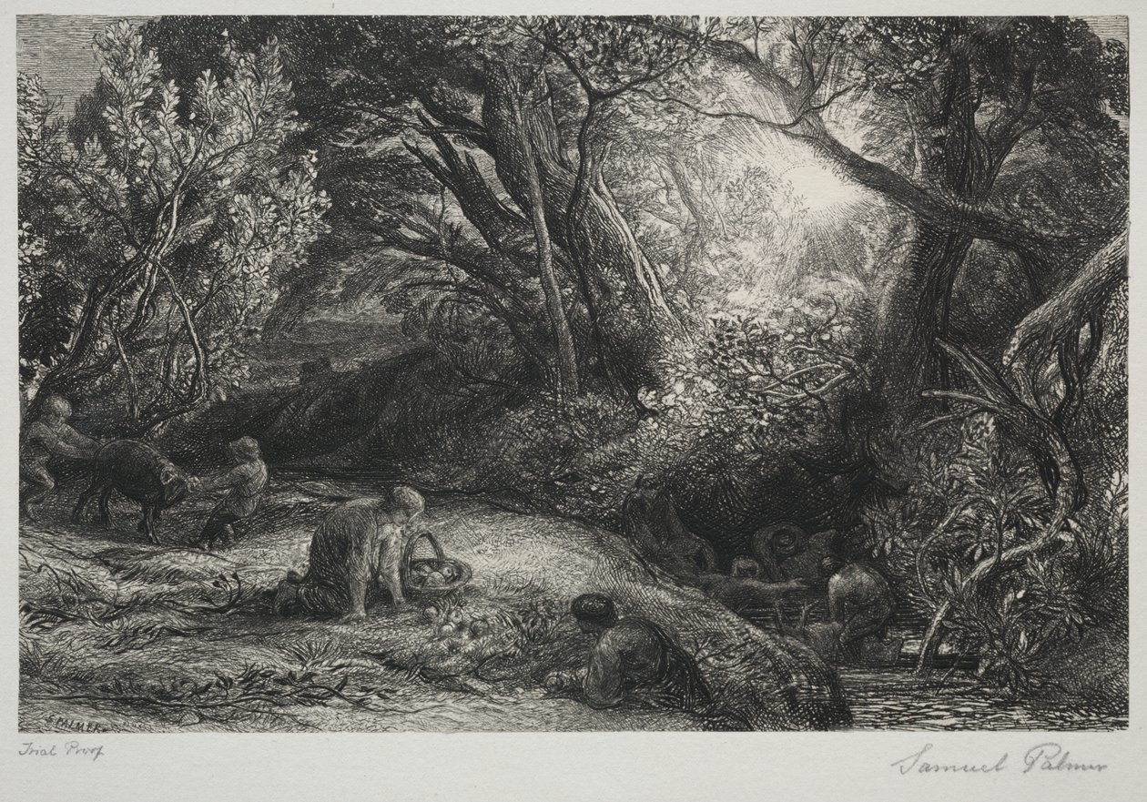 De ochtend van het leven door Samuel Palmer